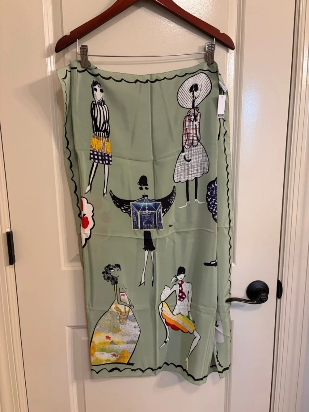 Vintage Moschino Silk Scarf